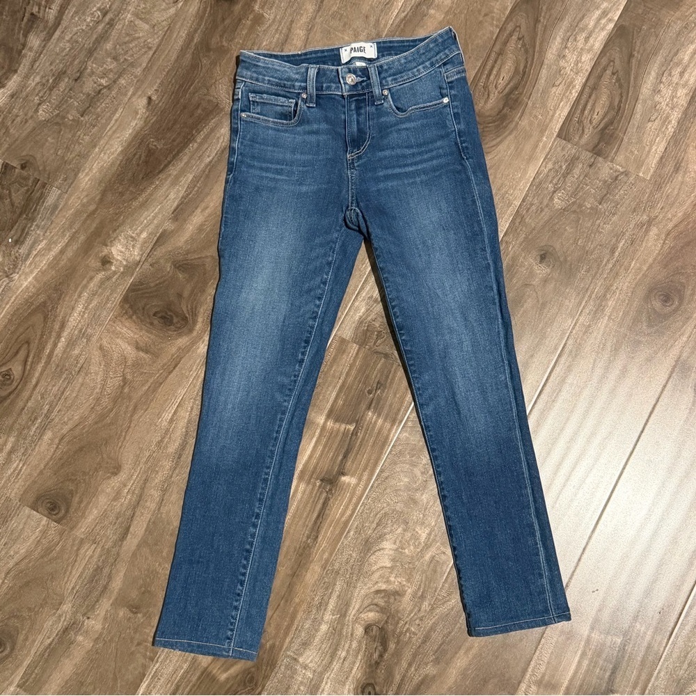 PAIGE Dark Blue Women's Skinny Jeans